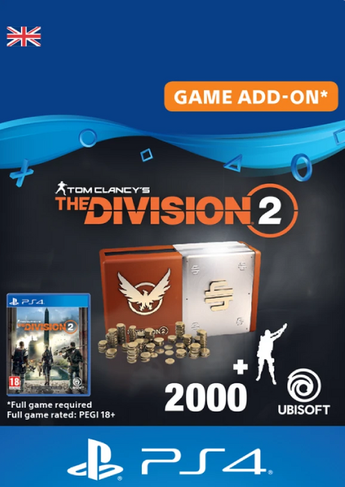 Tom Clancy's The Division 2 PS4 - Welcome Pack