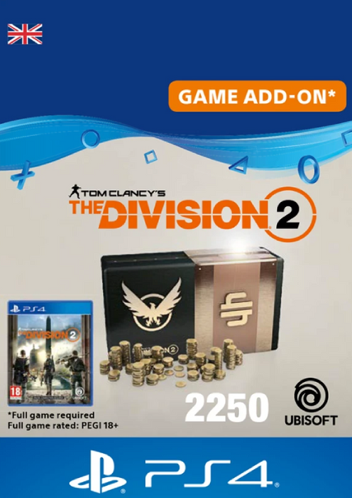 Tom Clancy's The Division 2 PS4 - 2250 Premium Credits Pack