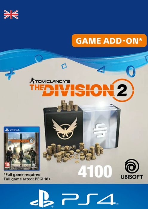 Tom Clancy's The Division 2 PS4 - 4100 Premium Credits Pack