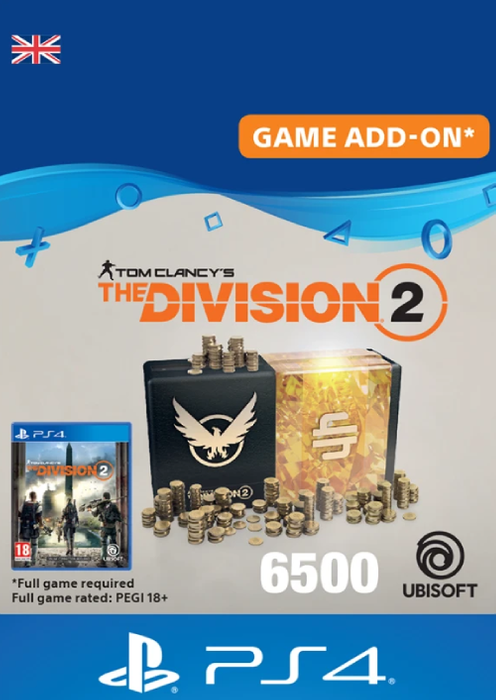 Tom Clancy's The Division 2 PS4 - 6500 Premium Credits Pack