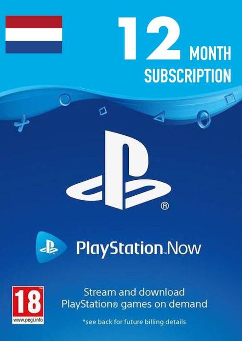 Playstation Now -12 Month Subscription (Netherlands)