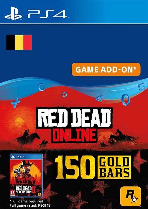 Red Dead Online - 150 Gold Bars PS4 (Belgium)