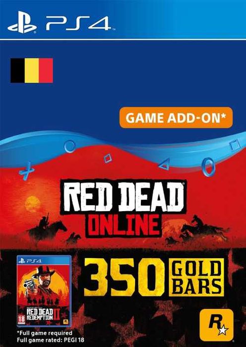 Red Dead Online - 350 Gold Bars PS4 (Belgium)