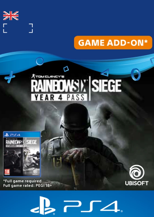 Tom Clancy's Rainbow Six Siege - Year 4 Pass PS4 (UK)