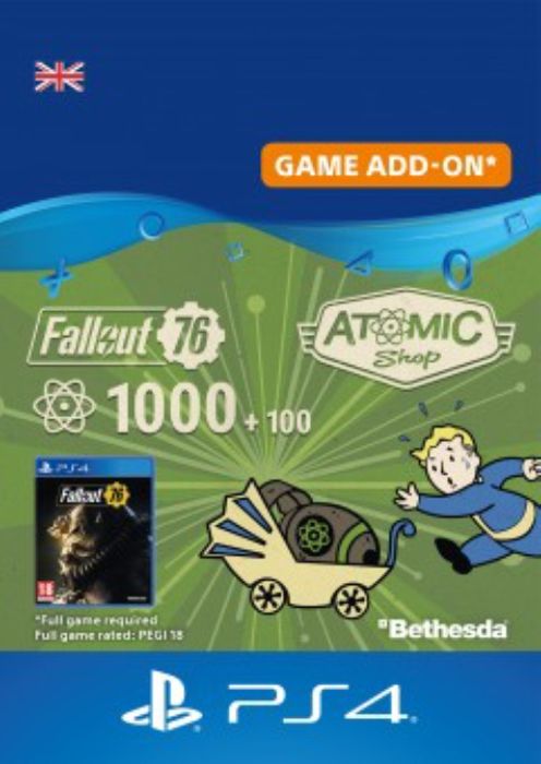 Fallout 76 - 1100 Atoms PS4