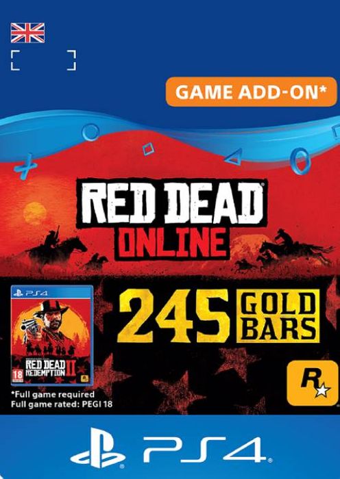 Red Dead Online: 245 Gold Bars PS4 (UK)