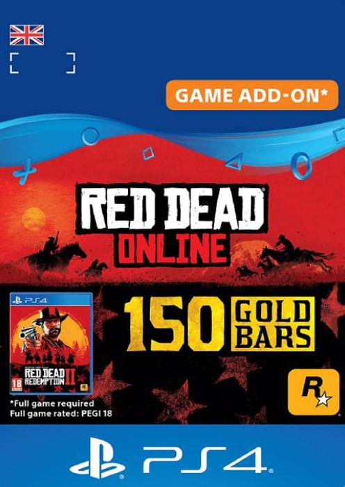 Red Dead Online 150 Gold Bars PS4 (UK)