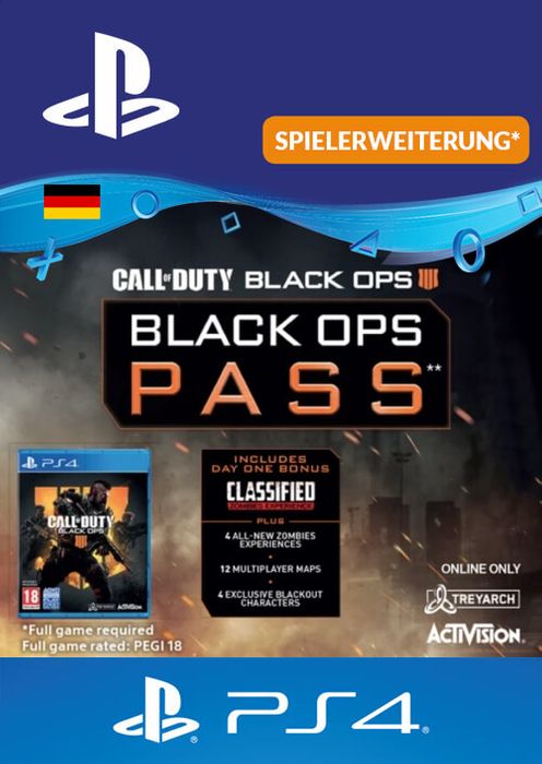 Call of Duty Black Ops 4 Pass PS4 (Germany)