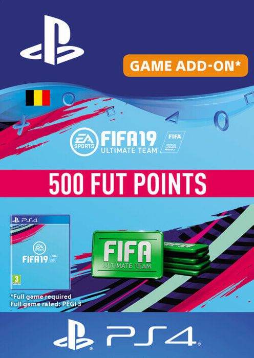 Fifa 19 - 500 FUT Points PS4 (Belgium)