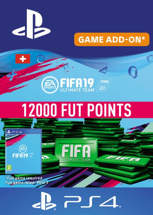 Fifa 19 - 12000 FUT Points PS4 (Switzerland)