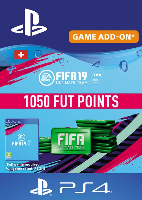Fifa 19 - 1050 FUT Points PS4 (Switzerland)