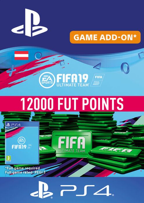 Fifa 19 - 12000 FUT Points PS4 (Austria)