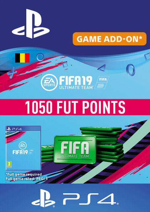 Fifa 19 - 1050 FUT Points PS4 (Belgium)