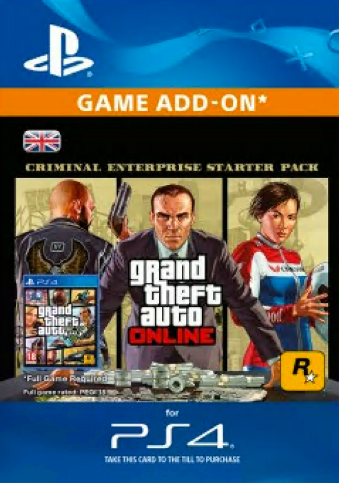 Grand Theft Auto Online (GTA V) - Criminal Enterprise Starter Pack PS4 (UK)