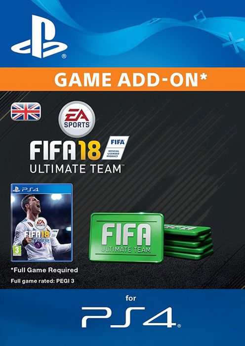 FIFA 18 Ultimate Team Pack PS4