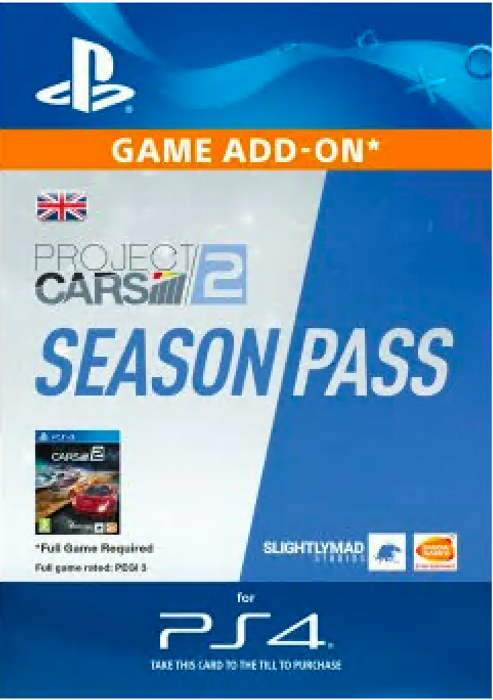 Project CARS 2 Season Pass PS4