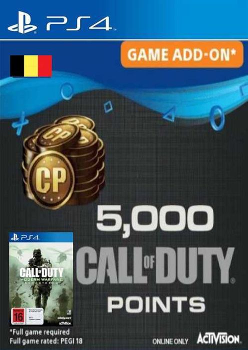 Call of Duty Modern Warfare 5000 Remastered PS4 (Belgium)