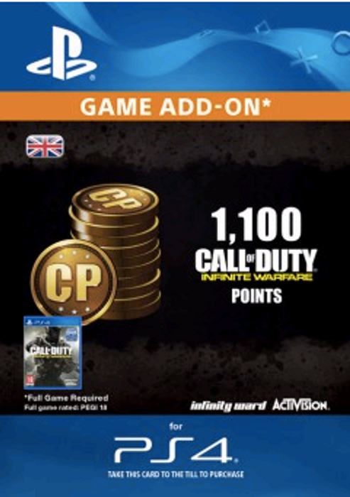 Call of Duty (COD) Infinite Warfare - 1100 Points PS4