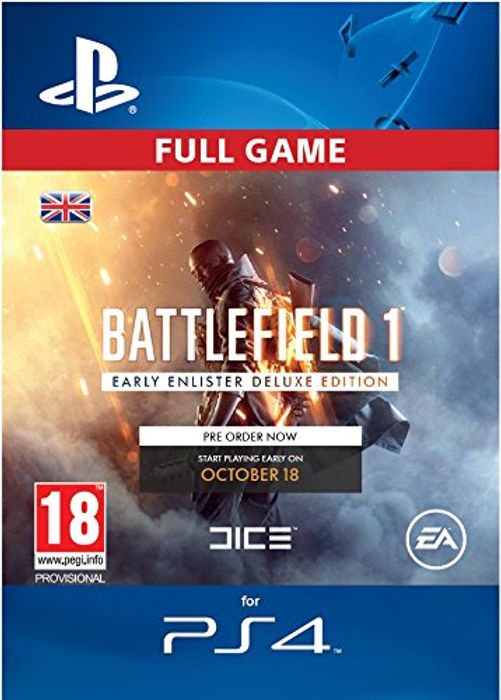 Battlefield 1 Early Enlister Deluxe Edition PS4