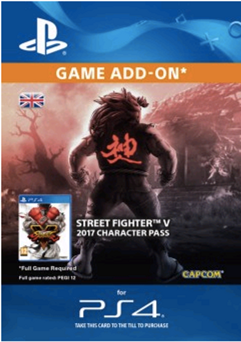 Street Fighter V 5 - Character Pass PS4