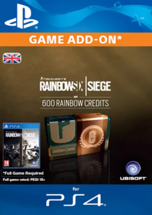 Tom Clancy's Rainbow Six Siege 600 Credits Pack (UK)
