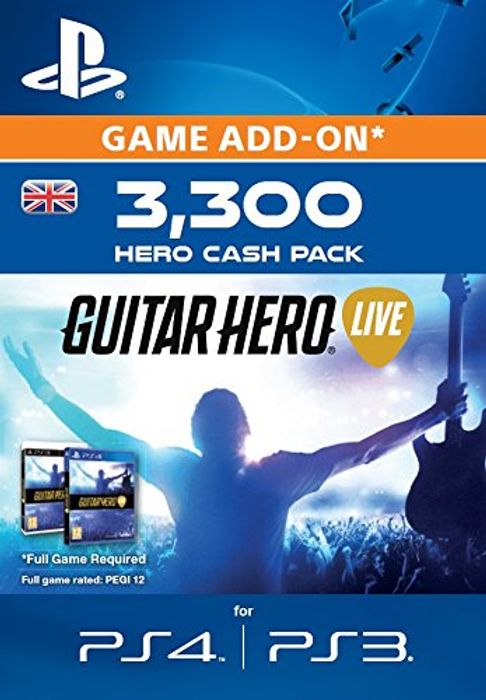 Guitar Hero Live 3300 Hero Cash Pack PS4