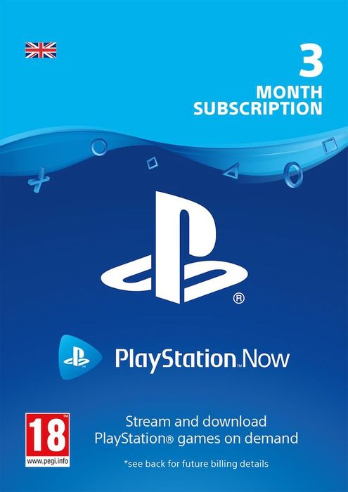 PlayStation Now 3 Month Subscription (UK)