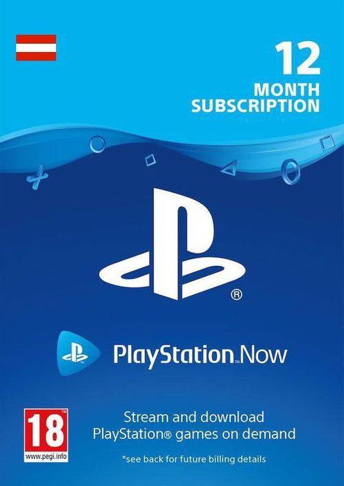 PlayStation Now 12 Month Subscription (Austria)