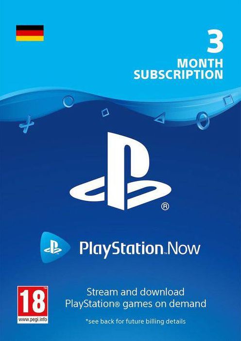 PlayStation Now 3 Month Subscription (Germany)