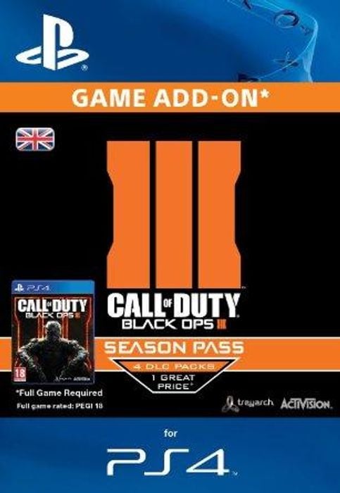 Call of Duty (COD): Black Ops III 3 Season Pass (PS4)