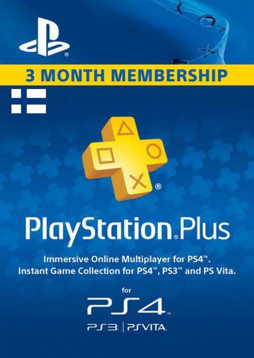 Playstation Plus - 3 Month Subscription (Finland)