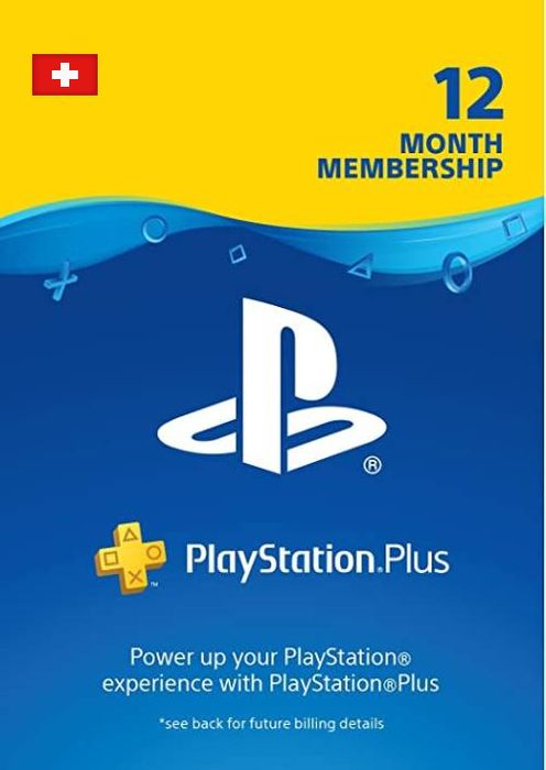 PlayStation Plus (PS+) - 12 Month Subscription (Switzerland)