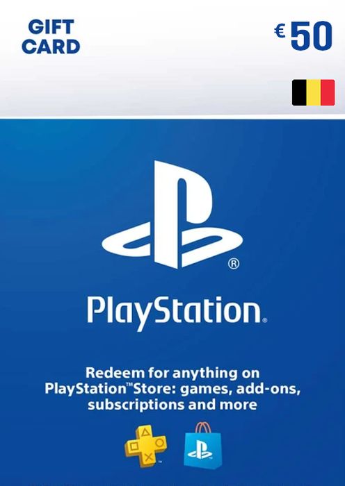 PLAYSTATION STORE GIFT CARD - 50 EUR (Belgium)