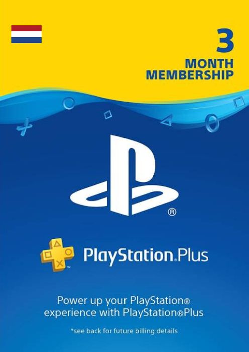 Playstation Plus (PS+) -  3 Month Subscription (Netherlands)