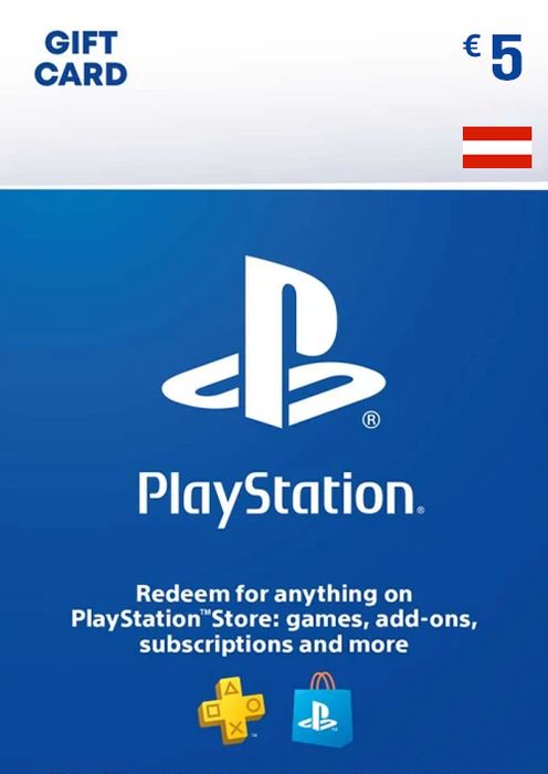 PLAYSTATION STORE GIFT CARD - 5 EUR (Austria)