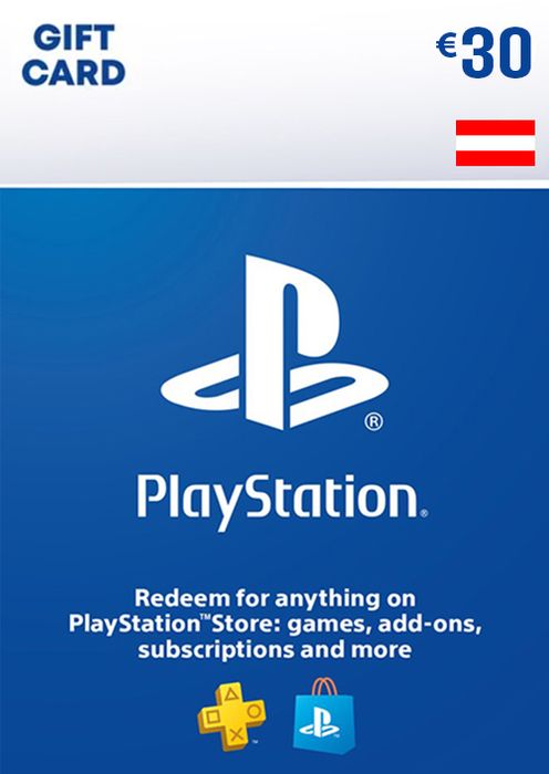 PLAYSTATION STORE GIFT CARD - 30 EUR (Austria)