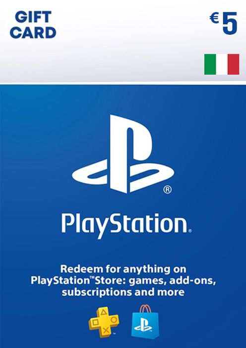 PLAYSTATION STORE GIFT CARD - 5 EUR (Italy)