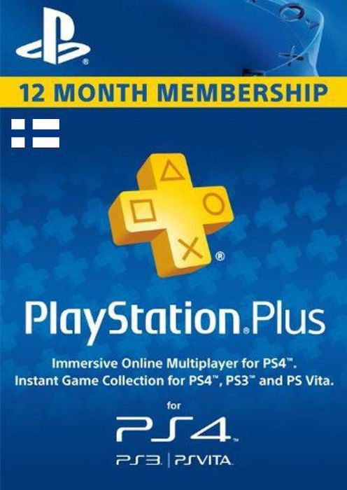 Playstation Plus - 12 Month Subscription (Finland)