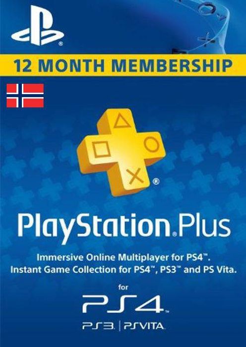 Playstation Plus - 12 Month Subscription (Norway)