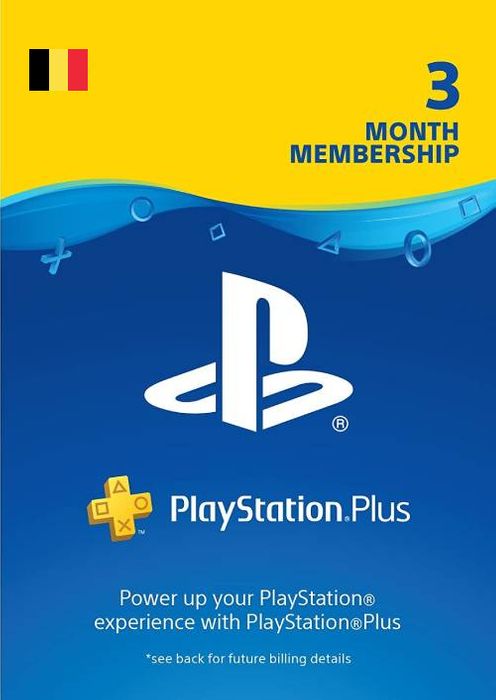 Playstation Plus (PS+) -  3 Month Subscription (Belgium)