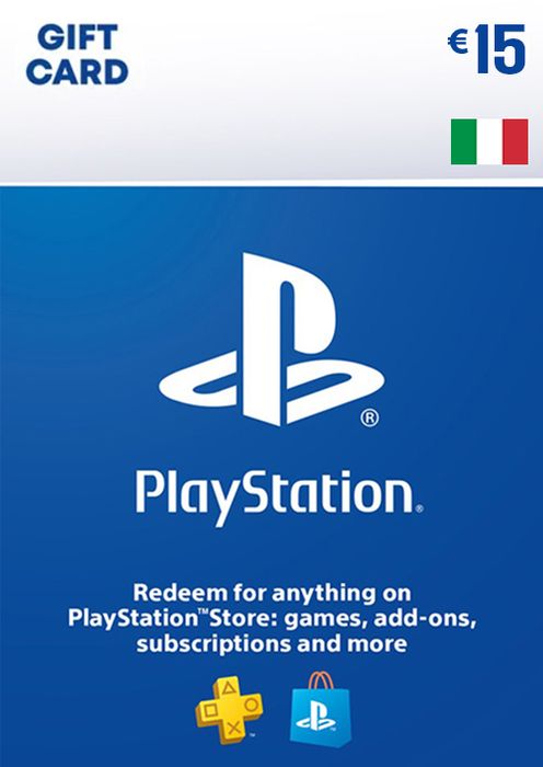 PLAYSTATION STORE GIFT CARD - 15 EUR (Italy)