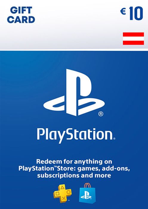 PLAYSTATION STORE GIFT CARD - 10 EUR (Austria)