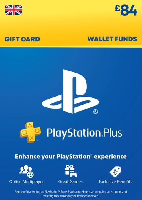 PLAYSTATION GIFT CARD - 84 GBP
