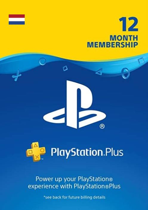 Playstation Plus (PS+) - 12 Month Subscription (Netherlands)