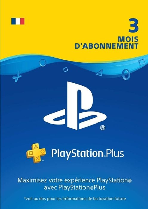 PlayStation Plus (PS+) - 3 Month Subscription (France)