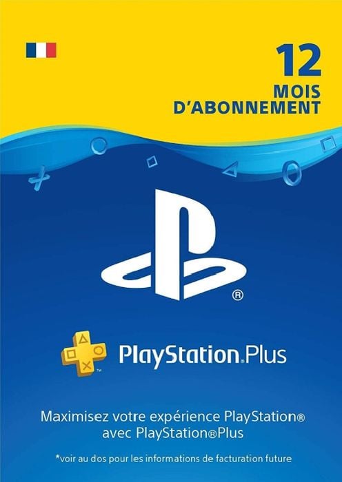PlayStation Plus (PS+) - 12 Month Subscription (France)