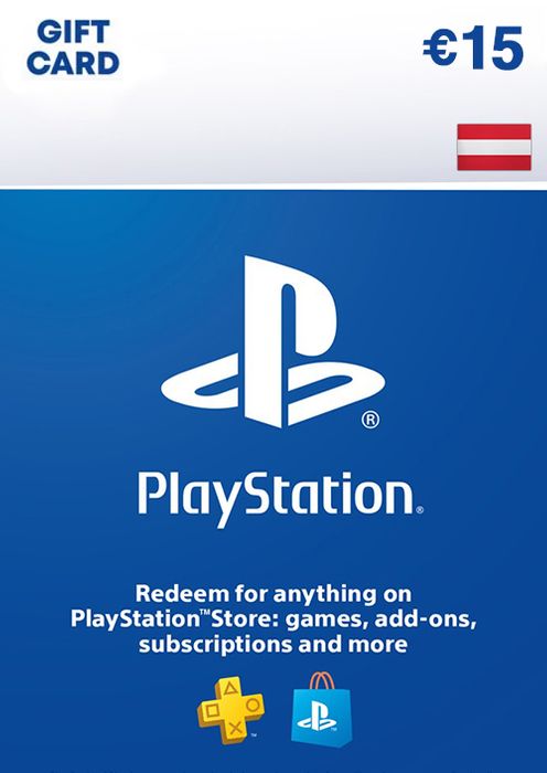PLAYSTATION STORE GIFT CARD - 15 EUR (Austria)
