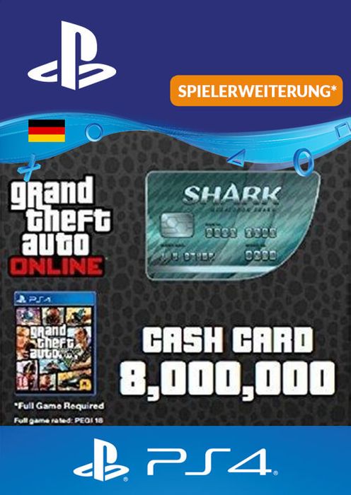 GTA Megalodon Shark Card PS4 (Germany)