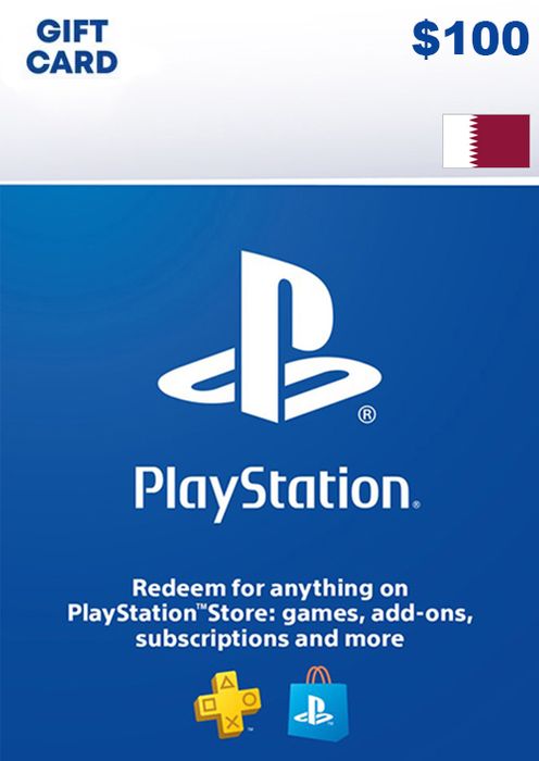 Playstation Store Gift Card - 100 USD (Qatar)