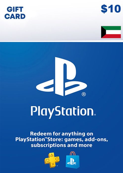 Playstation Store Gift Card - 10 USD (Kuwait)